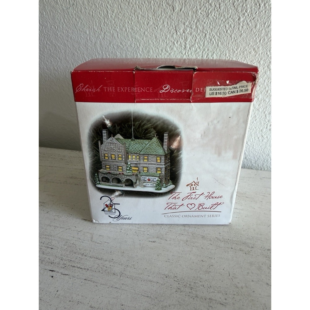 Dept 56 Ronald McDonald The First House That Love Built Ornament 25 Years
